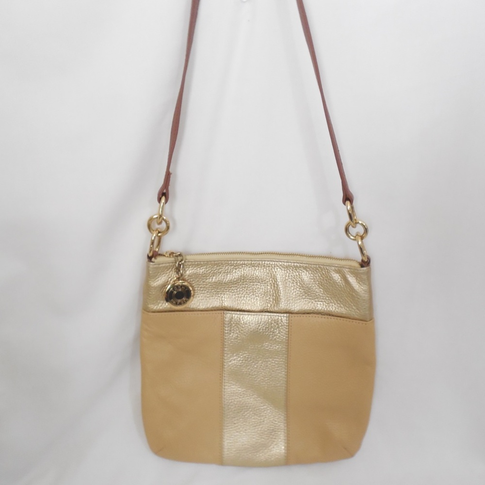 Tommy Hilfiger Gold/Beige/Tan Shoulder Bag - Picture 2 of 10